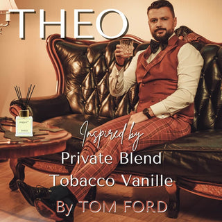 Inspired by Private Blend Tobacco Vanille by Tom Ford - Theo Scented Candle